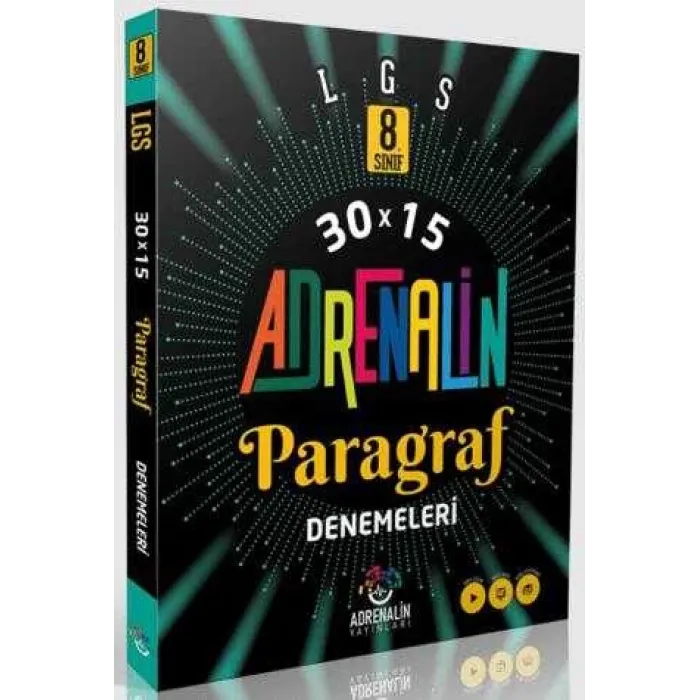 Adrenalin Yayınları LGS 30X15 LGS Paragraf Deneme