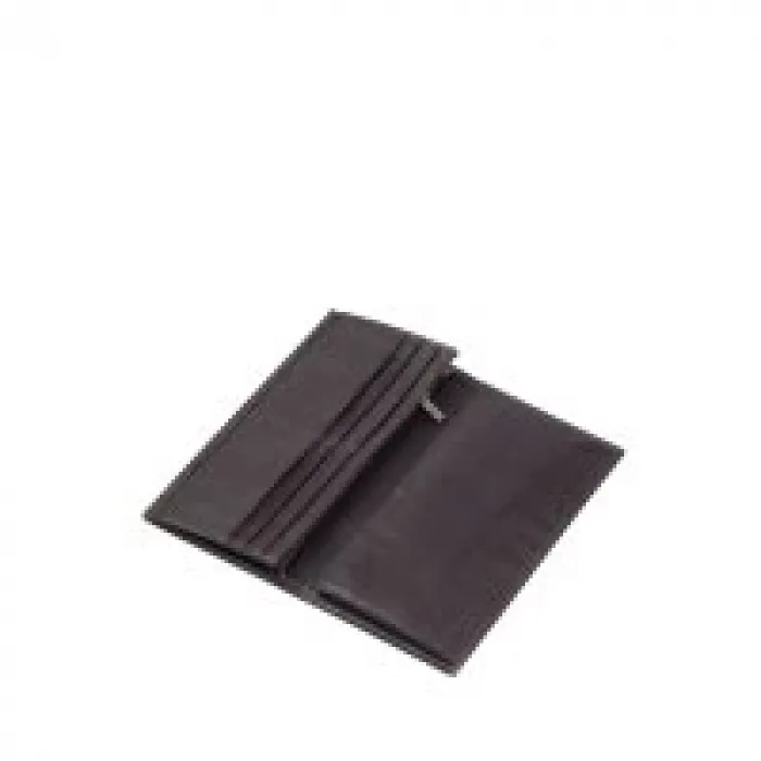 Aka Erkek El Cüzdanı 812-3 Düz Kahve Deri