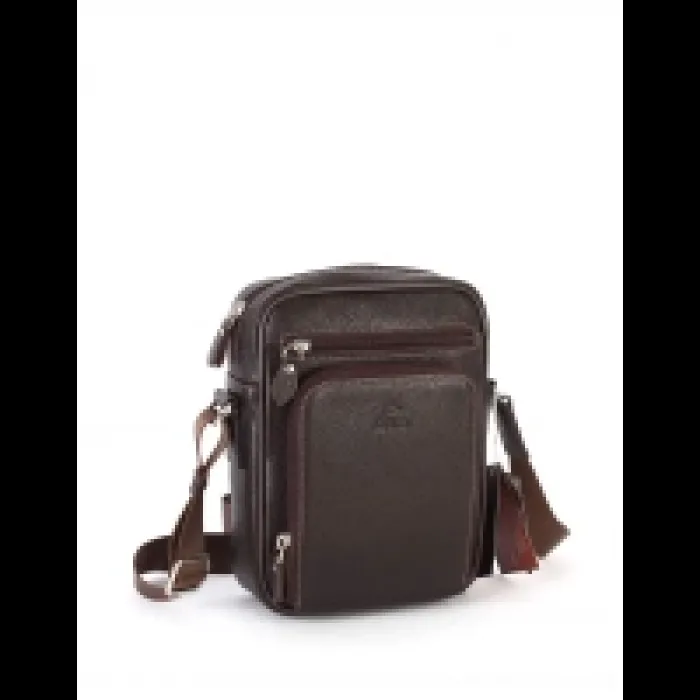 Aka Omuzdan Askılı Çanta 328-4 Floter Kahve Deri