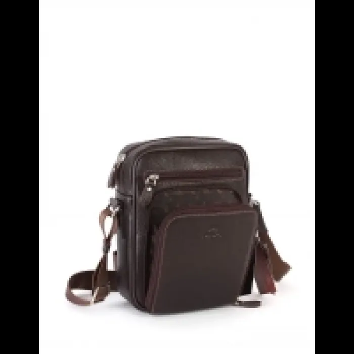 Aka Omuzdan Askılı Çanta 328-4 Floter Kahve Deri