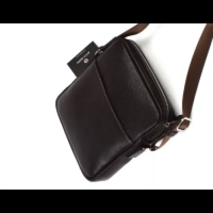 Aka Omuzdan Askılı Çanta 393-4 Floter Kahve Deri