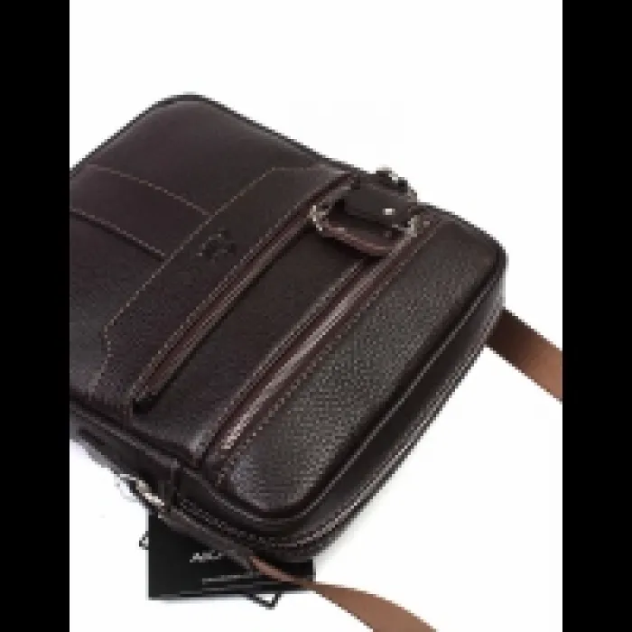 Aka Omuzdan Askılı Çanta 393-4 Floter Kahve Deri