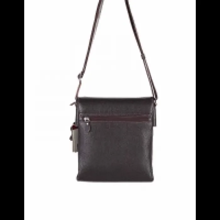 Aka Omuzdan Askılı Deri Çanta 373-4 Floter Kahve