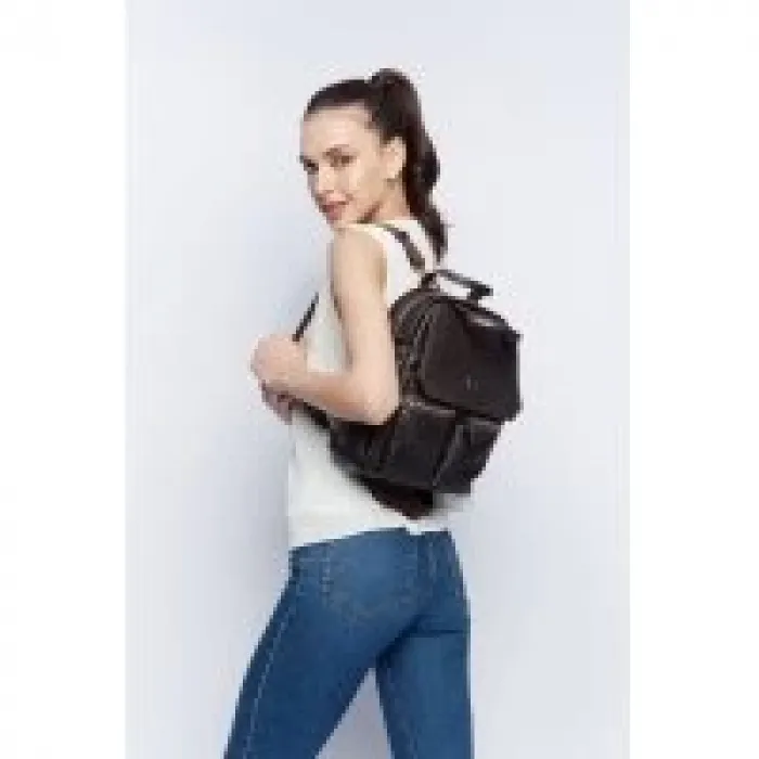 Aka Sırt Çantası 902-4 Floter Kahverengi Deri