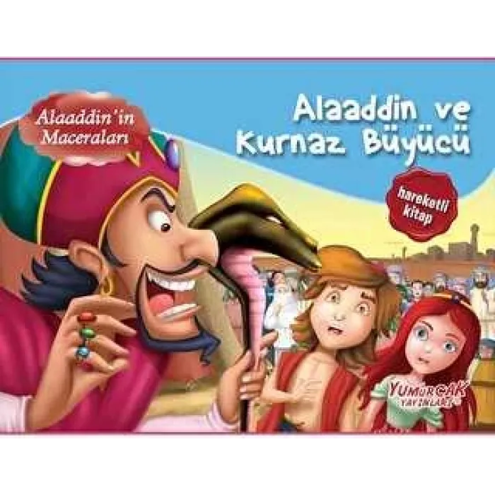 Alaaddin ve Kurnaz Büyücü - Üç Boyutlu Kitap