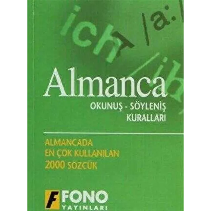 Almanca Okunuş - Söyleniş Kuralları