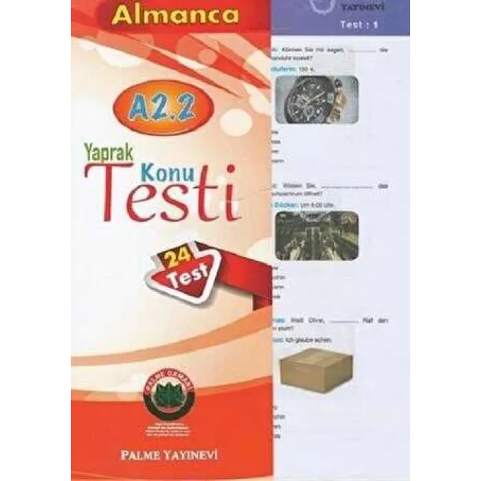 Almanca Yaprak Konu Testi