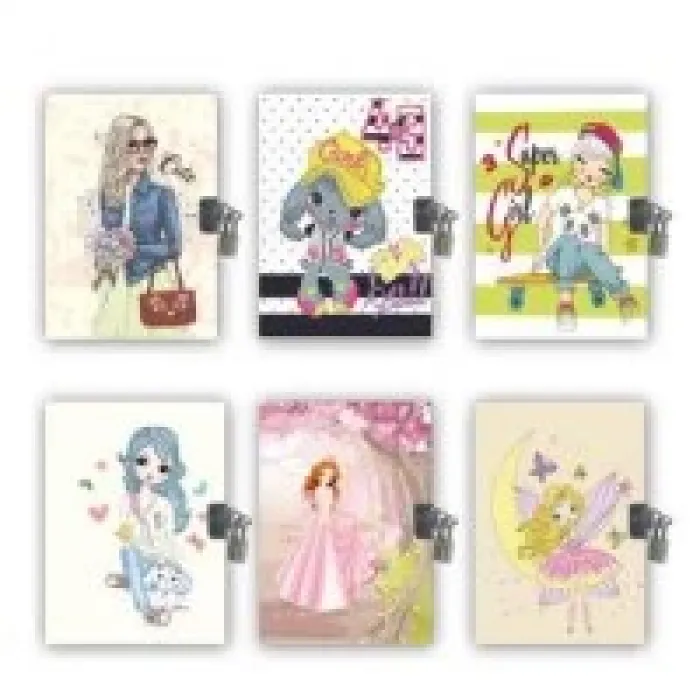 Alper Kilitli Hatıra Defteri 100 Yaprak Alp-06