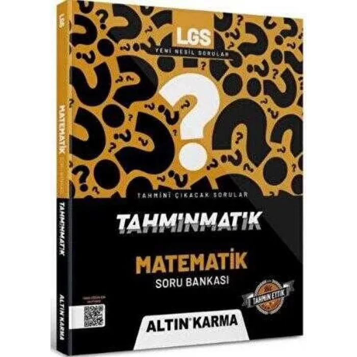 Altın Karma Yayınları - Bayilik Altınkarma Tahminmatik LGS 8. Sınıf Din Kültürü ve Ahlak Bilgisi Soru Bankası