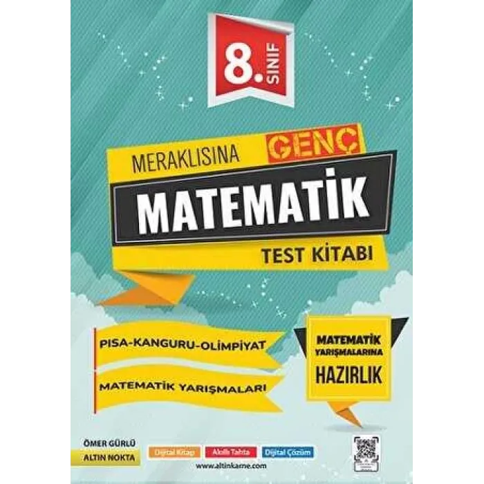 Altın Nokta Basım Yayın 8. Sınıf Meraklısına Genç Matematik Zeka Kitabı