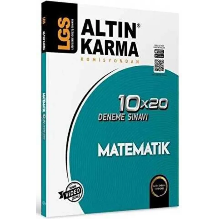 Altınkarma LGS 8. Sınıf  Matematik 10x20 Branş Deneme