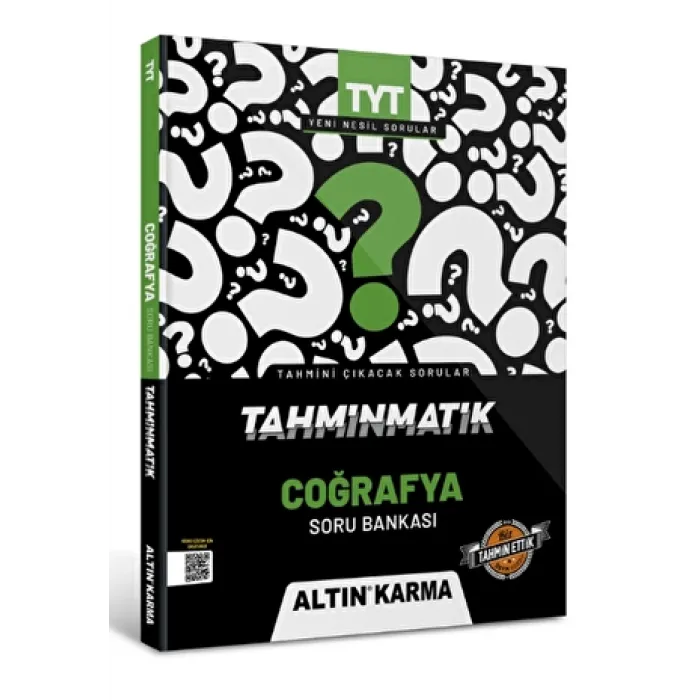 Altınkarma Tahminmatik TYT Coğrafya Soru Bankası