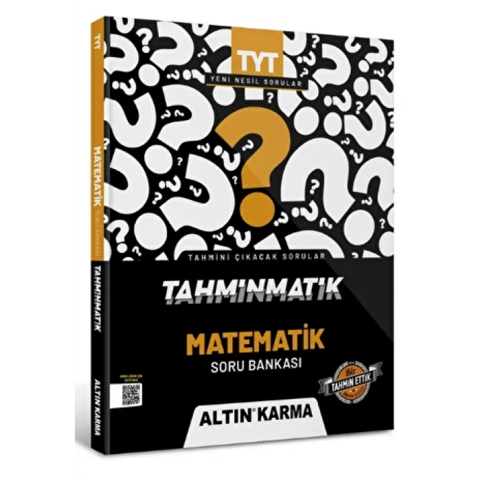 Altınkarma Tahminmatik TYT Matematik Soru Bankası