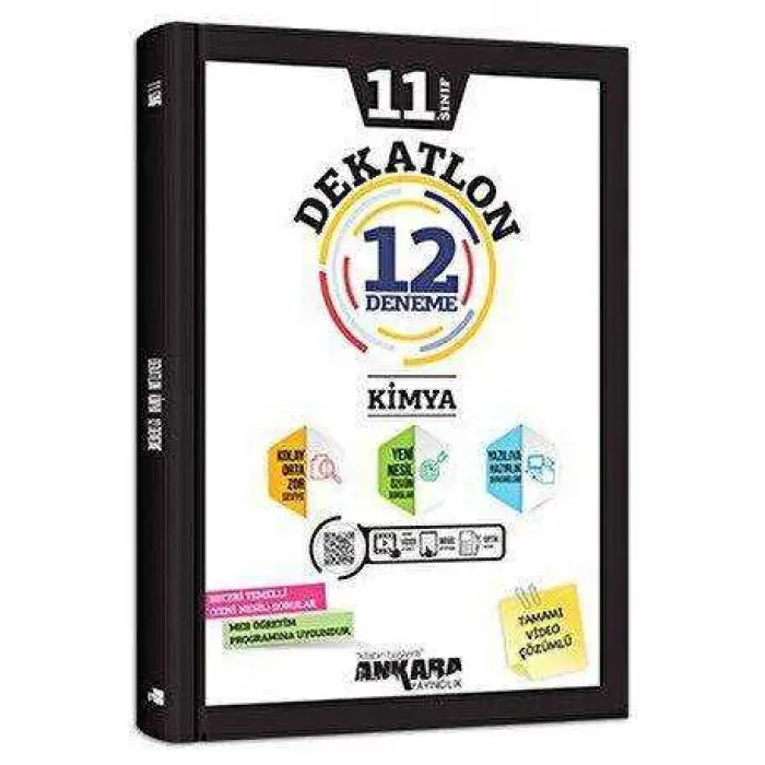 Ankara Yayıncılık 11. Sınıf Kimya Dekatlon 12 Deneme