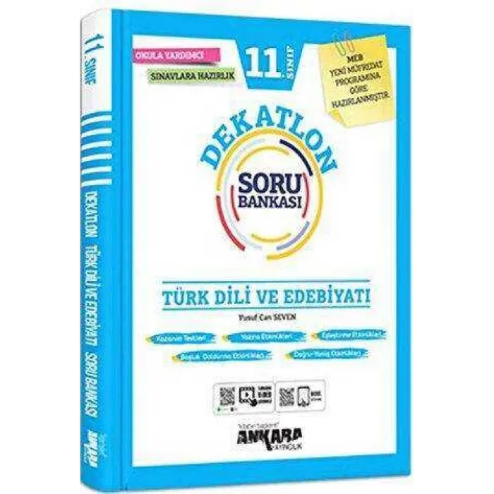 Ankara Yayıncılık 11. Sınıf Türk Dili Ve Edebiyatı Dekatlon Soru Bankası