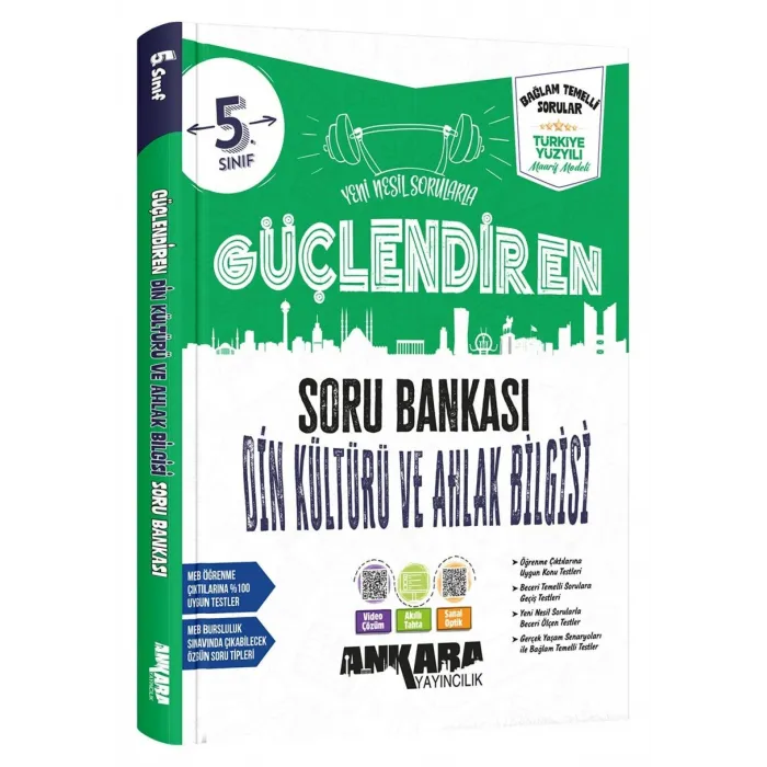 Ankara Yayıncılık 5. Sınıf Güçlendiren Din Kültürü ve Ahlak Bilgisi Soru Bankası