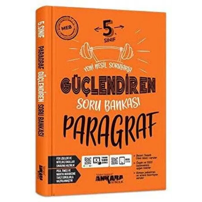 Ankara Yayıncılık 5. Sınıf Güçlendiren Paragraf Soru Bankası