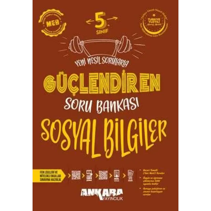 Ankara Yayıncılık 5. Sınıf Güçlendiren Sosyal Bilgiler Soru Bankası