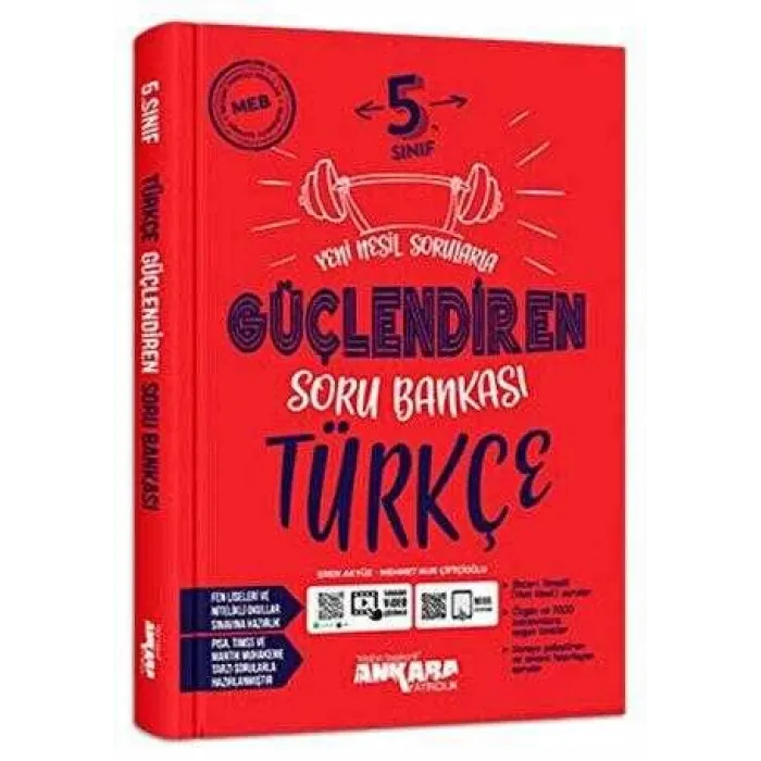 Ankara Yayıncılık 5. Sınıf Güçlendiren Türkçe Soru Bankası