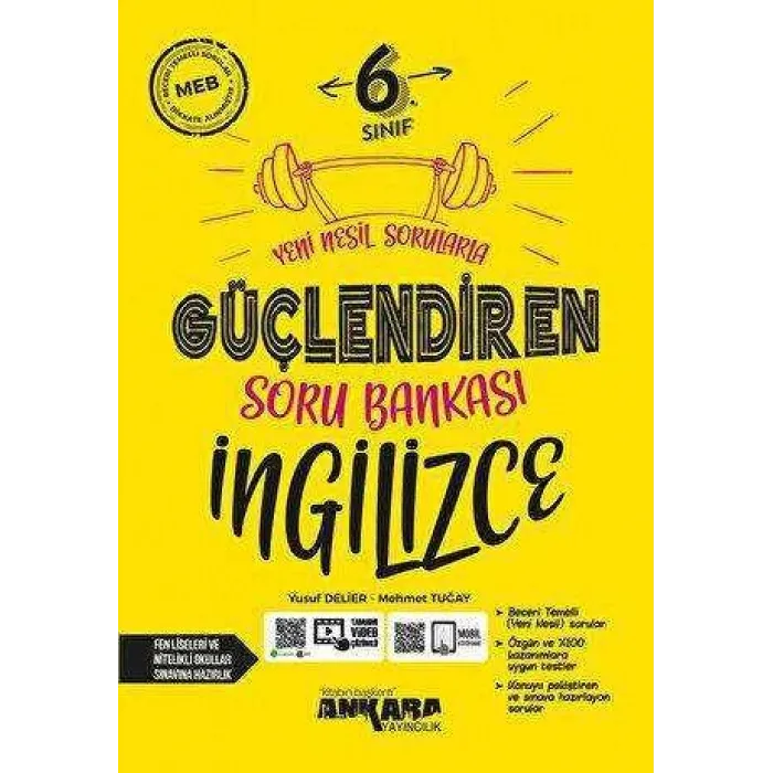 Ankara Yayıncılık 6. Sınıf İngilizce Güçlendiren Soru Bankası