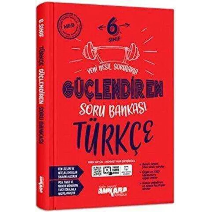 Ankara Yayıncılık 6. Sınıf Türkçe Güçlendiren Soru Bankası