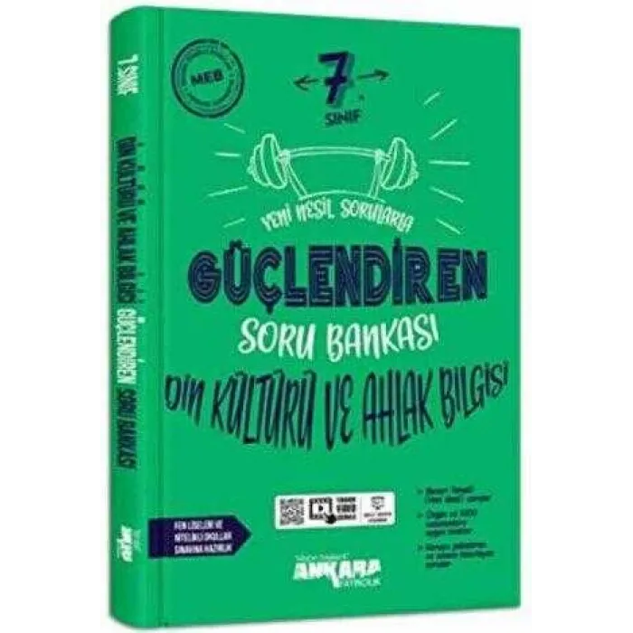 Ankara Yayıncılık 7. Sınıf Din Kültürü ve Ahlak Bilgisi Güçlendiren Soru