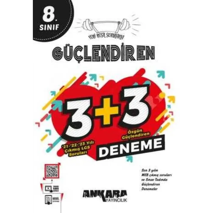 Ankara Yayıncılık 8. Sınıf Güçlendiren 3+3 Deneme