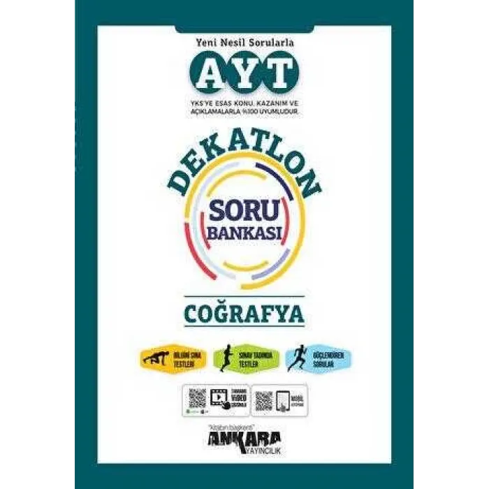 Ankara Yayıncılık AYT Coğrafya Dekatlon Soru Bankası