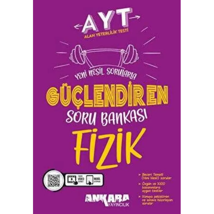 Ankara Yayıncılık AYT Fizik Güçlendiren Soru Bankası