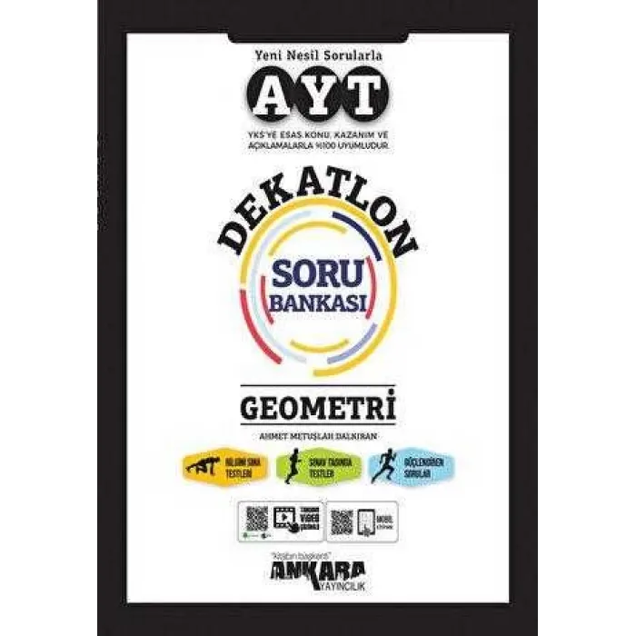 Ankara Yayıncılık AYT Geometri Dekatlon Soru Bankası