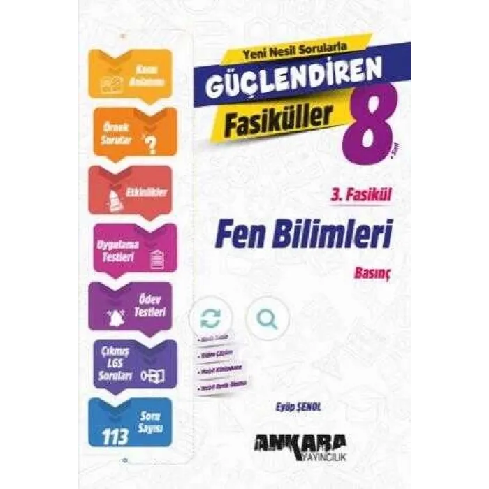 Ankara Yayıncılık Fen Bilimleri Güçlendiren 3. Fasikül