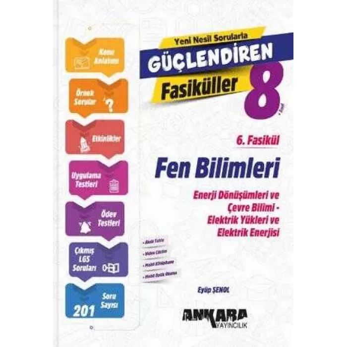 Ankara Yayıncılık Fen Bilimleri Güçlendiren 6. Fasikül