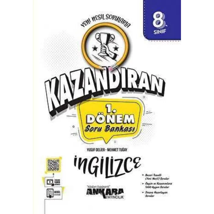 Ankara Yayıncılık LGS Kazandıran 8. Sınıf 1.Dönem İngilizce Soru Bankası