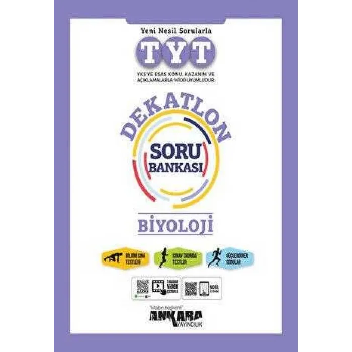 Ankara Yayıncılık TYT Biyoloji Dekatlon Soru Bankası