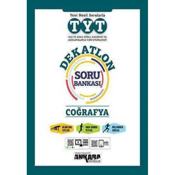 Ankara Yayıncılık TYT Coğrafya Dekatlon Soru Bankası