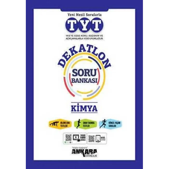 Ankara Yayıncılık TYT Kimya Dekatlon Soru Bankası