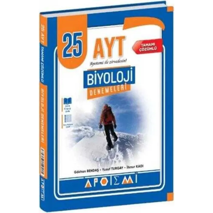 Apotemi Yayınları AYT Biyoloji 25`li Deneme