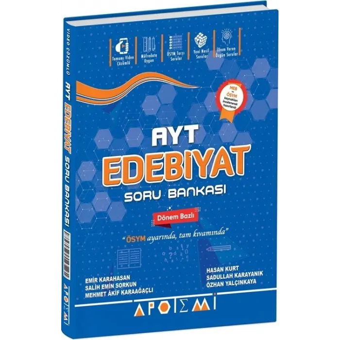 Apotemi Yayınları AYT Edebiyat Soru Bankası