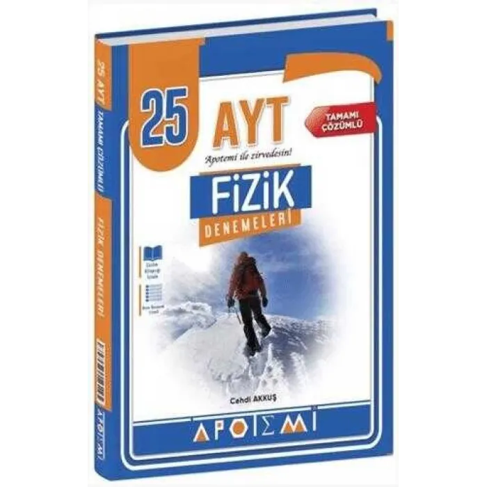 Apotemi Yayınları AYT Fizik 25`li Deneme