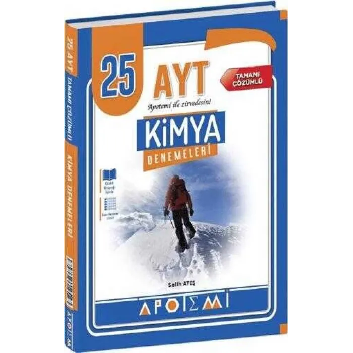 Apotemi Yayınları YKS AYT Deneme 25`li Kimya