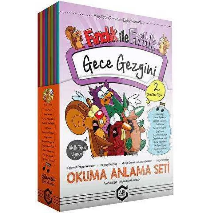 Arı Yayıncılık 2. Sınıf Okuma Anlama Seti Fındık İle Fıstık