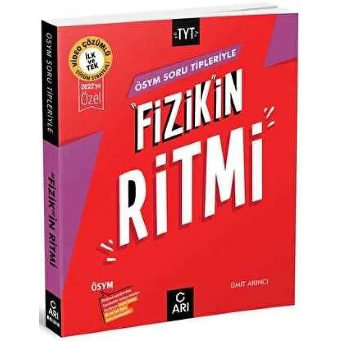 Arı Yayıncılık 2022 YKS TYT Fizik in Ritmi Soru Bankası Çözümlü