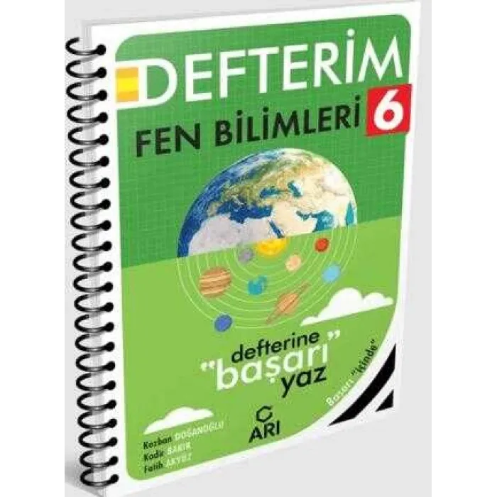 Arı Yayıncılık 6. Sınıf Fenito Fen Bilimleri Defterim