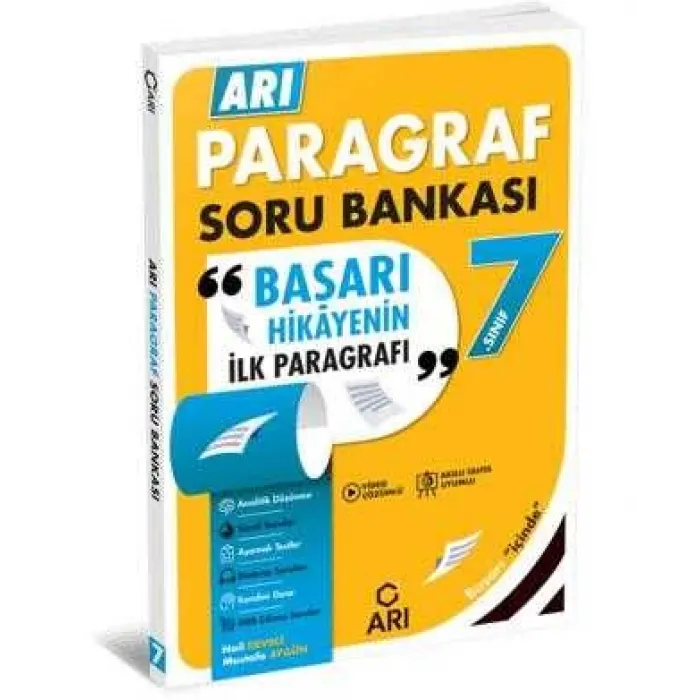 Arı Yayıncılık 7. Sınıf Arı Paragraf Soru Bankası