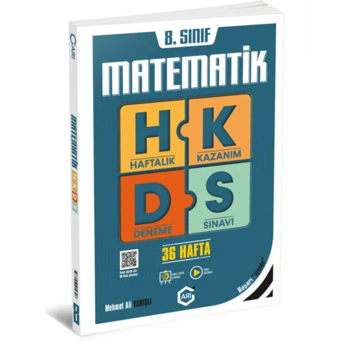 Arı Yayıncılık 8. Sınıf Matematik Arı Haftalık Kazanım Deneme
