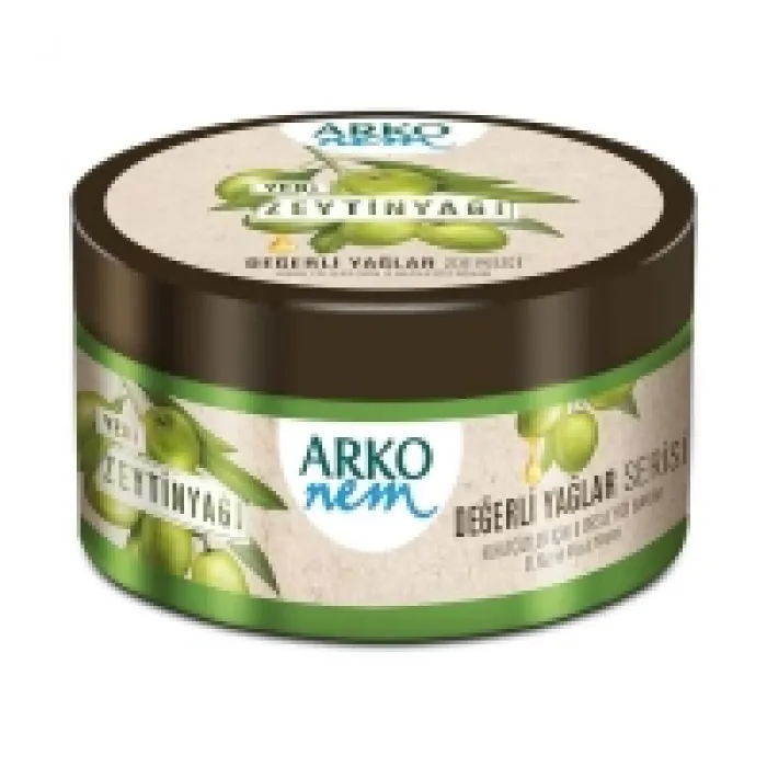 Arko Kavanoz Krem 250+250 Değerli Yağlar Zetinyağlı