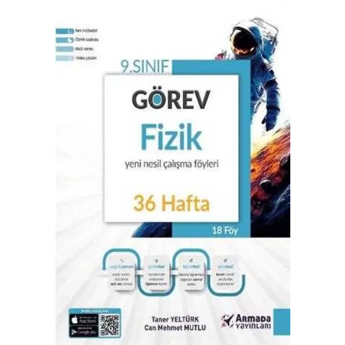 Armada Yayınları 9. Sınıf Görev Fizik Yeni Nesil Çalışma Föyleri 36 Hafta