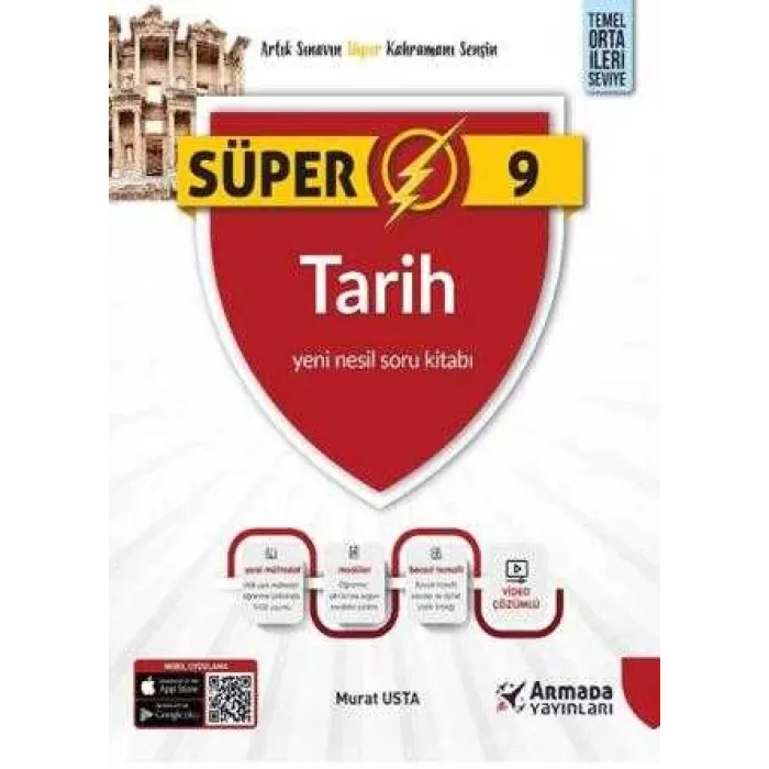 Armada Yayınları 9. Sınıf Süper Tarih Yeni Nesil Soru Kitabı