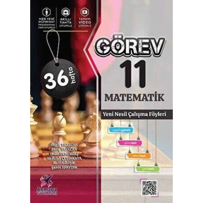 Armada Yayınları Armada Görev 11. Sınıf Matematik Yeni Nesil Çalışma Föyleri