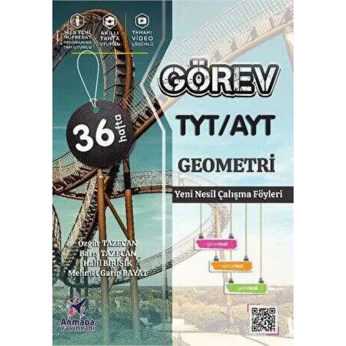 Armada Yayınları Armada Görev TYT AYT Geometri Yeni Nesil Çalışma Föyleri